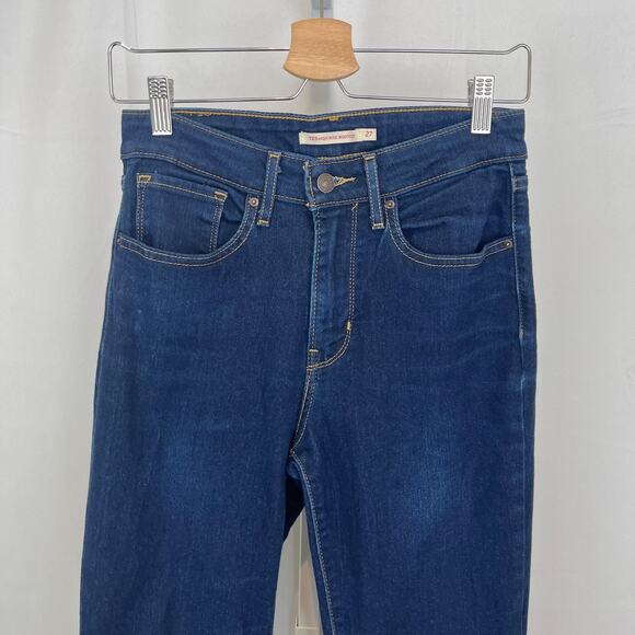 LEVI'S Levis Womens 725 High Rise Bootcut Jeans Slim Leg Zip Fly Blue Size 27 - Picture 3 of 9